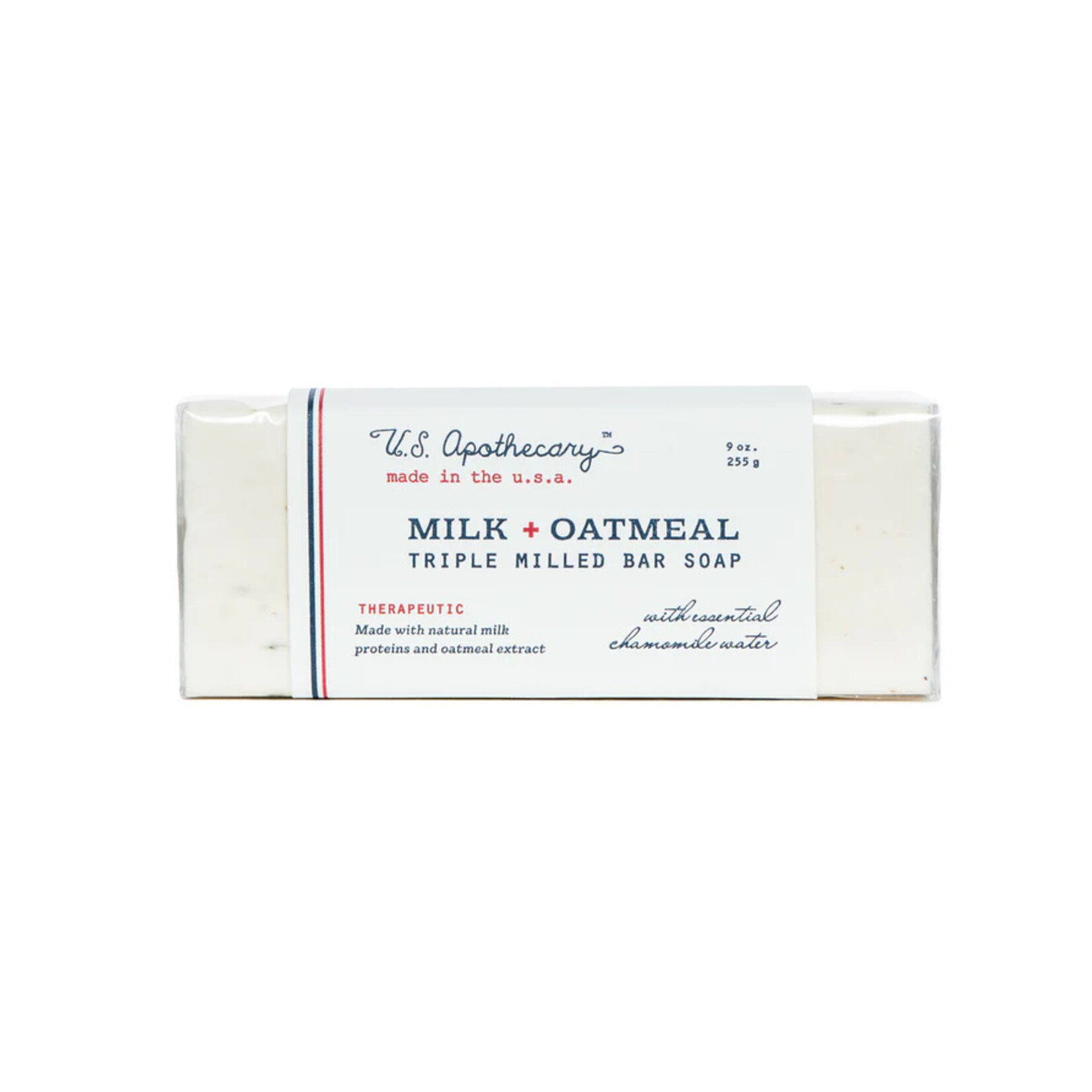 U.S. Apothecary Milk + Oatmeal Bar Soap