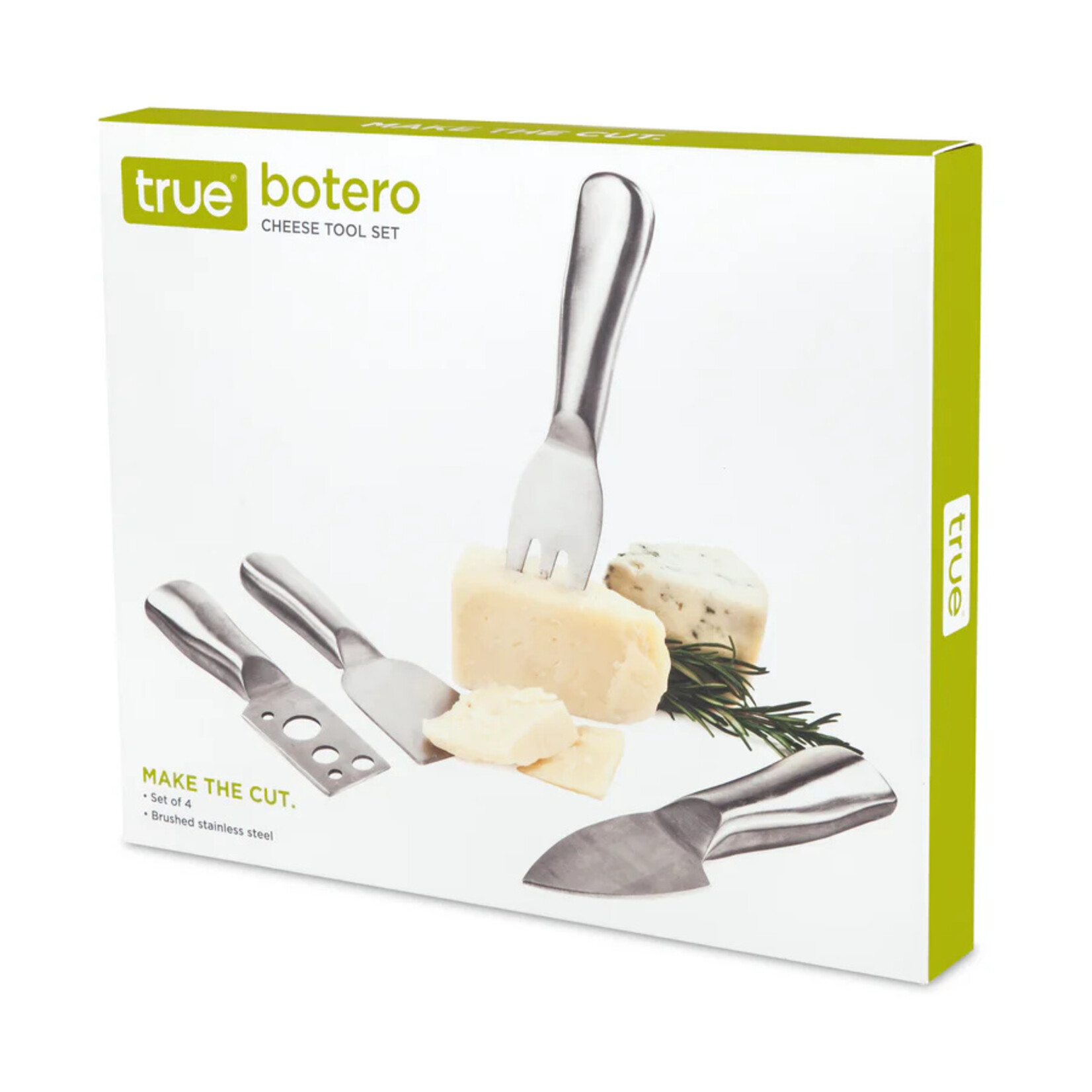 TRUE Brands Botero Stainless Steel Cheese Knives