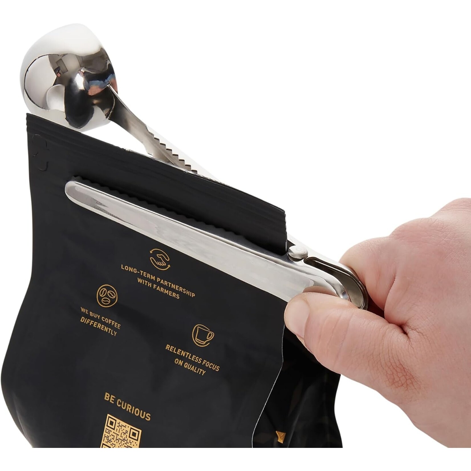 Fino Coffee Scoop with Bag Clip