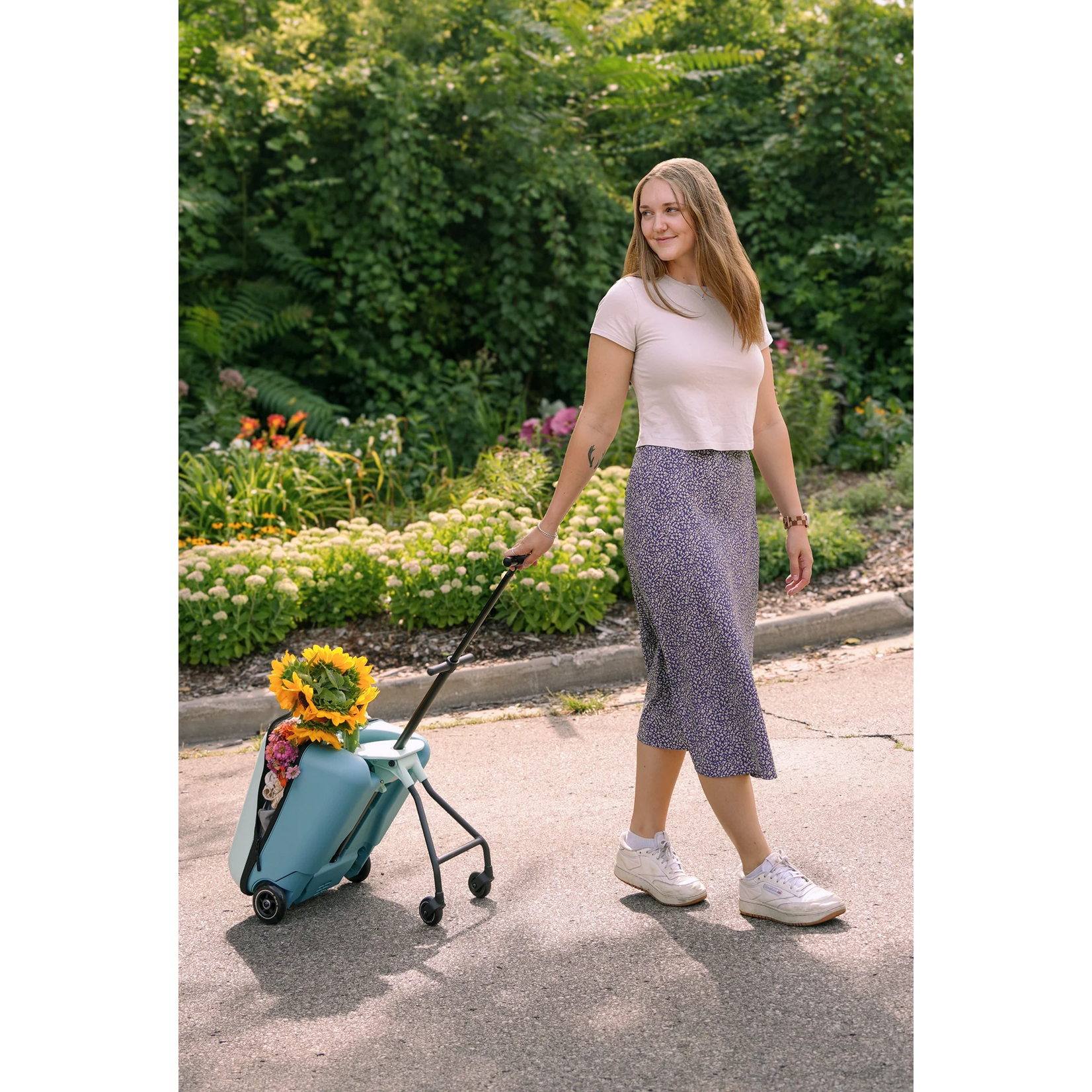 Micro Kickboard Micro Allrounder Ride-On Travel Luggage Blue