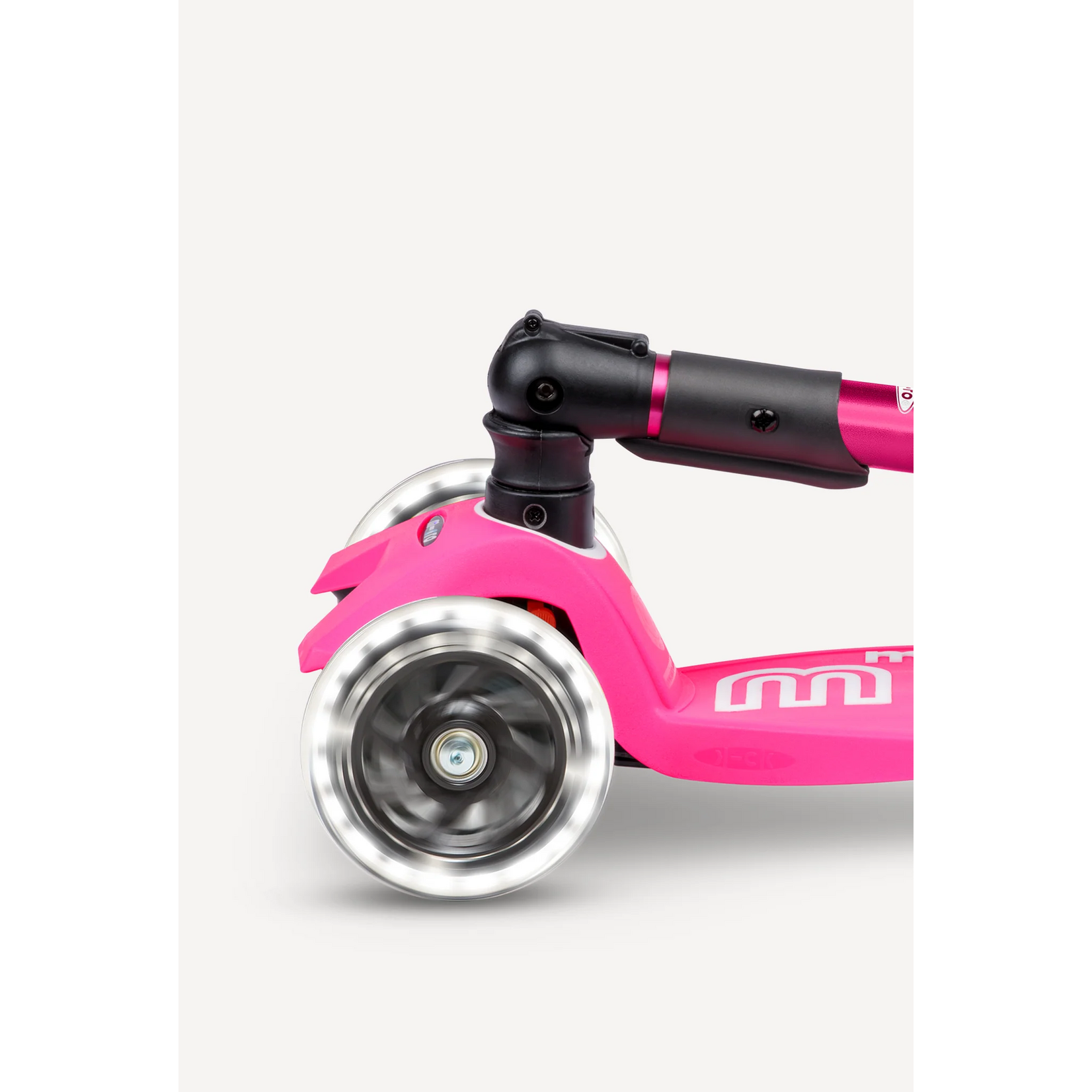 Micro Kickboard Micro Maxi Deluxe Foldable LED Scooter- Ultra Pink