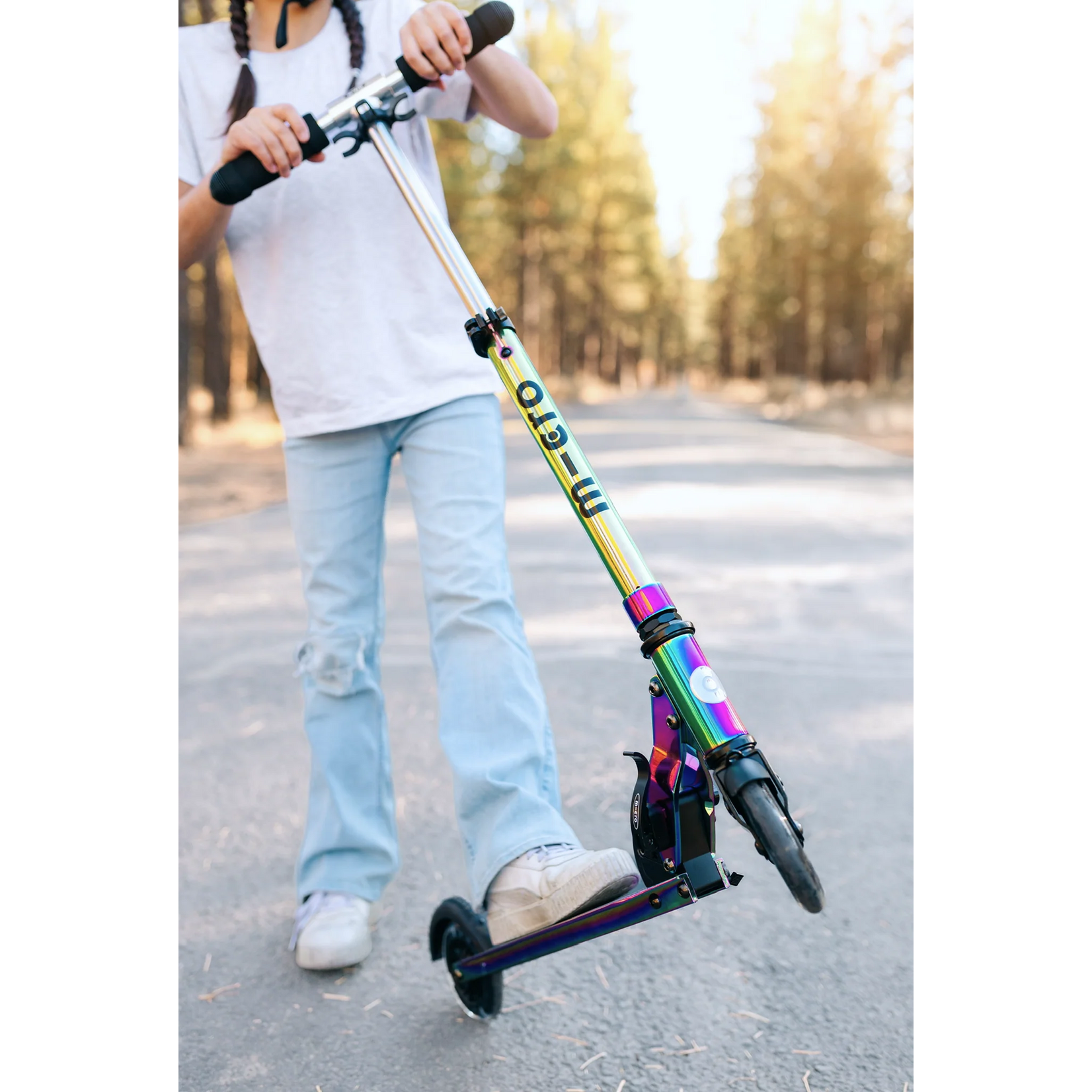 Micro Kickboard Micro Sprite LED Scooter- Neochrome
