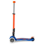 Micro Kickboard Micro Maxi Deluxe Foldable LED Scooter- Neon Blaze Orange