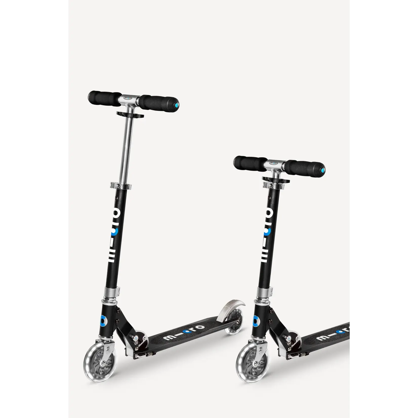 Micro Kickboard Micro Sprite LED Scooter- Black