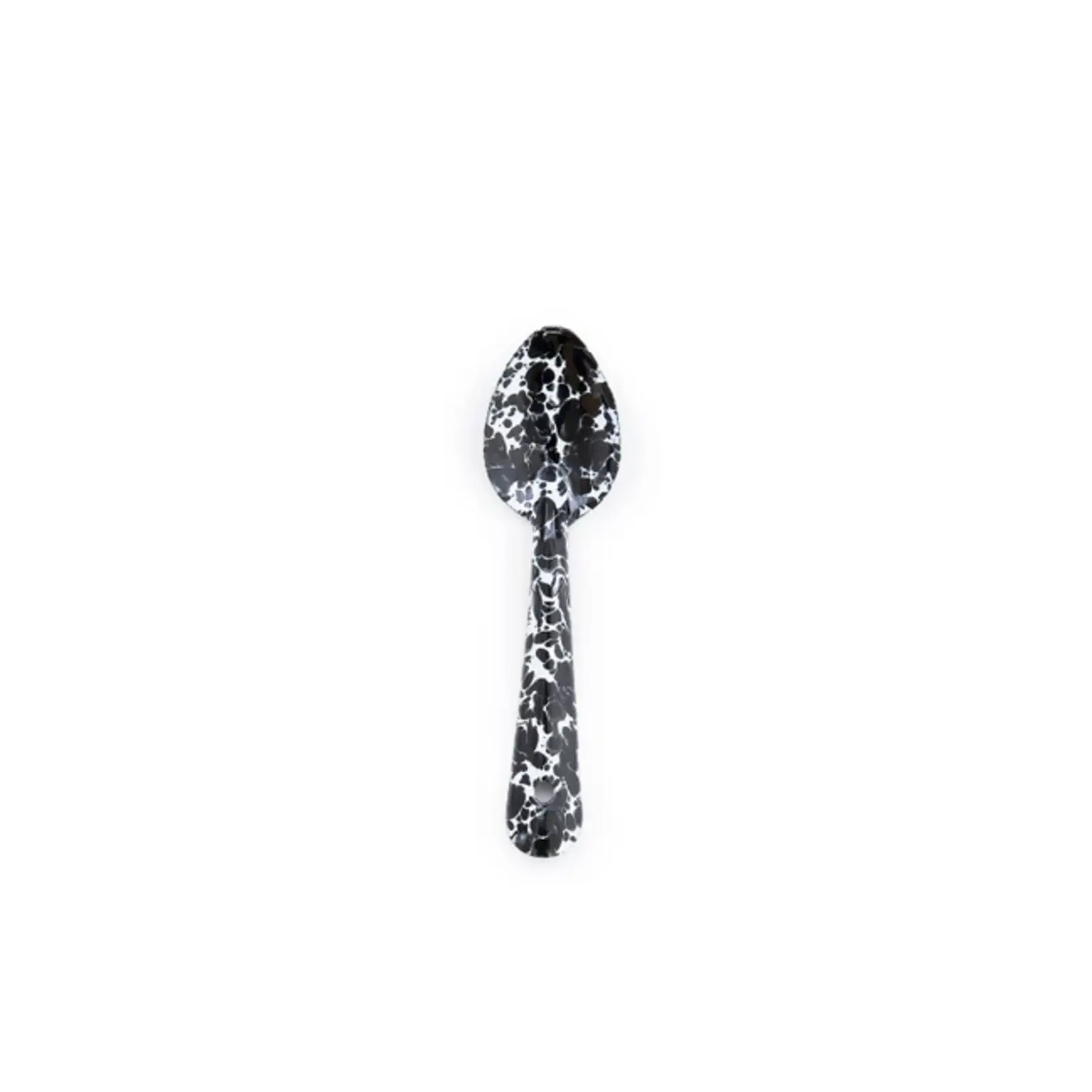 Crow Canyon Home CCH Splatter Enamel Small Spoon- Black