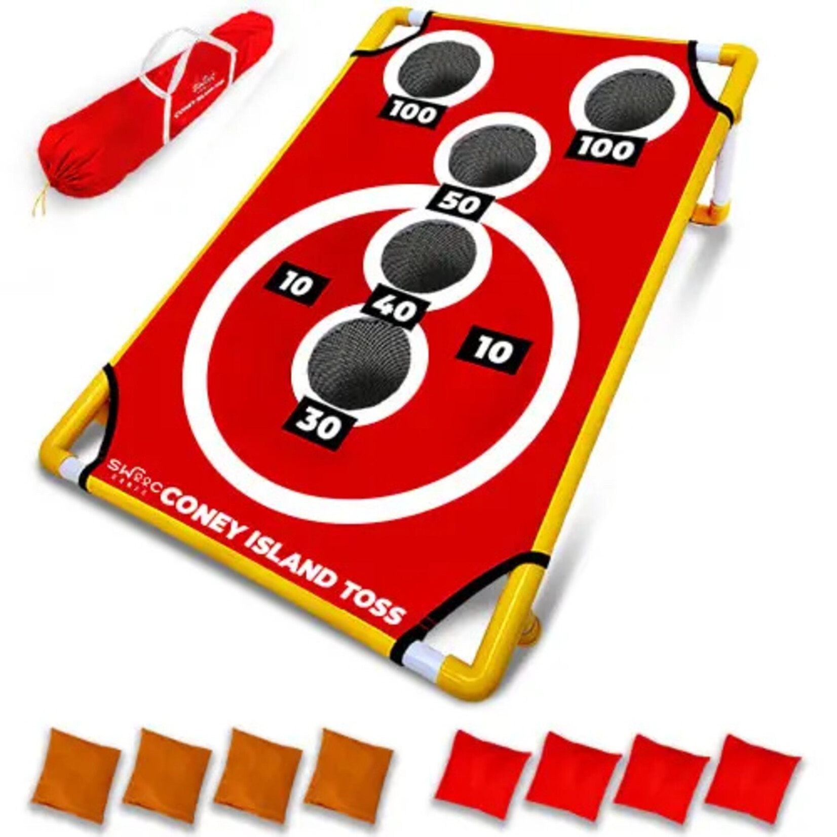 Swooc Games Coney Island Toss Corn Hole