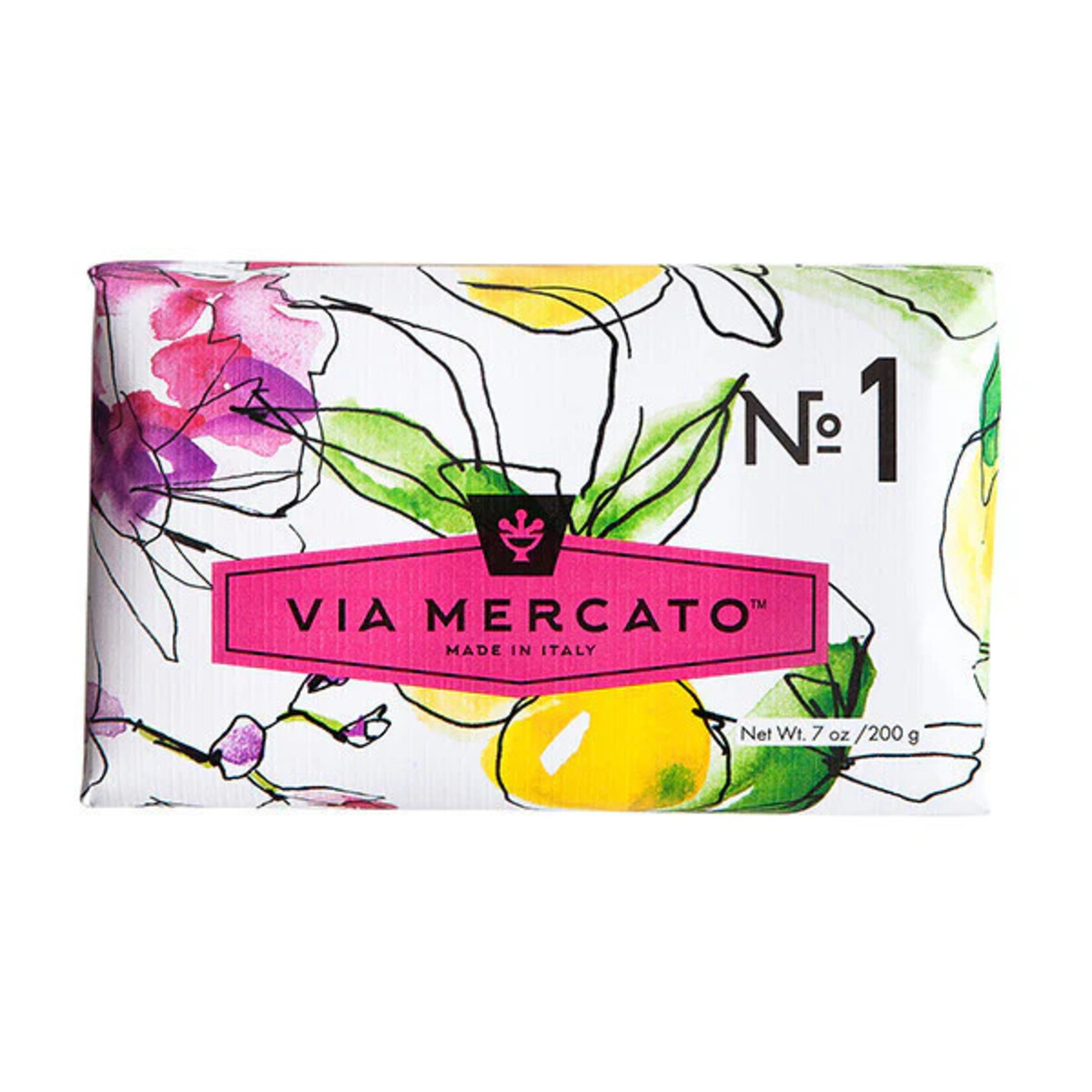 European Soaps Via Mercato No1 Bergamot Patchouli Soap