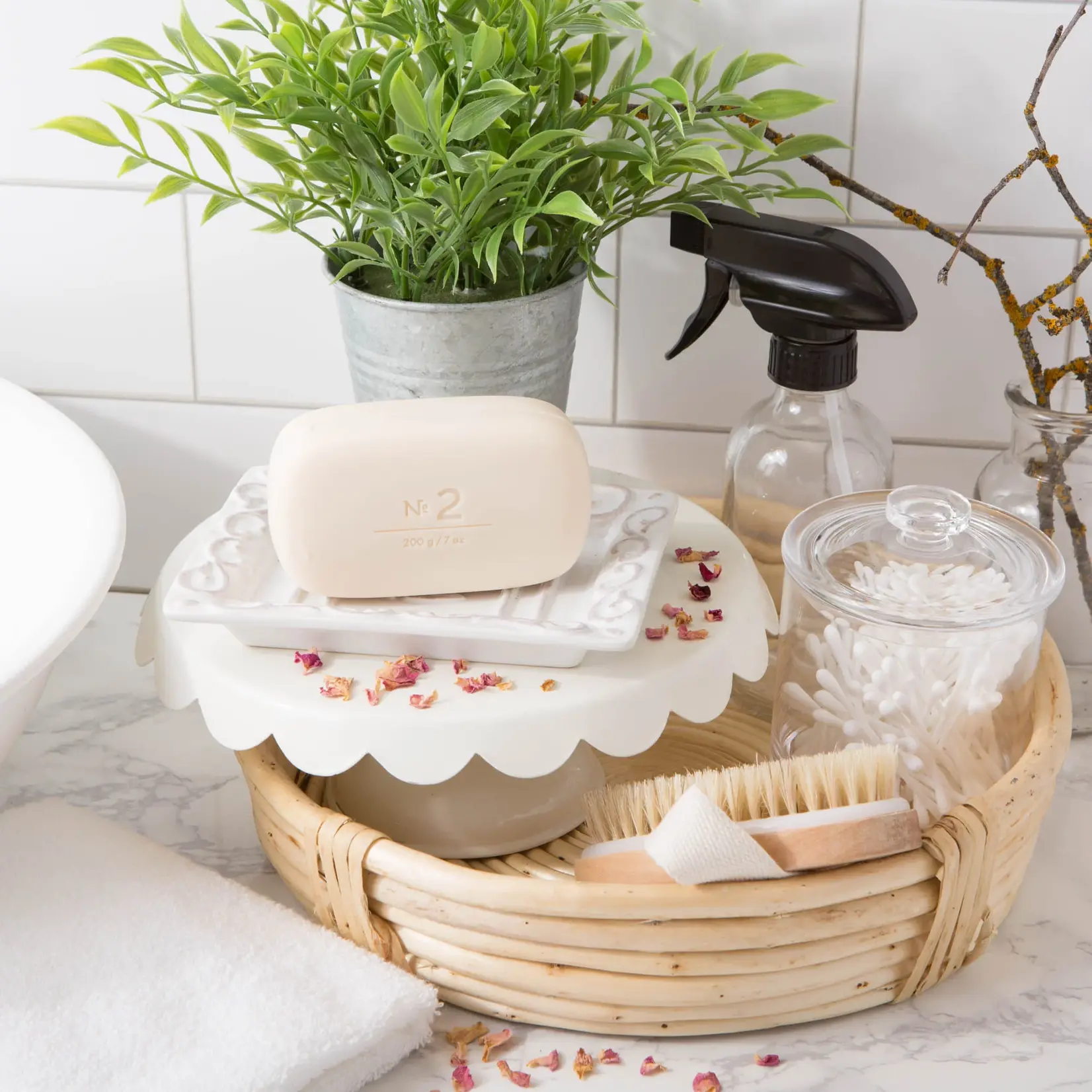 European Soaps Via Mercato No2 Green Tea White Musk Soap