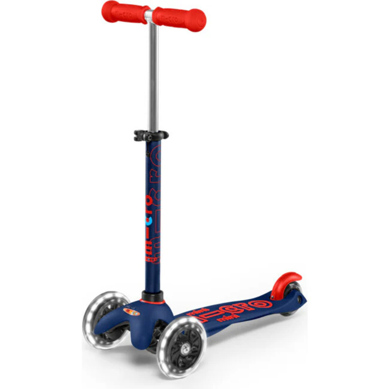 Micro Kickboard Micro Mini LED Scooter- Navy Blue/Red