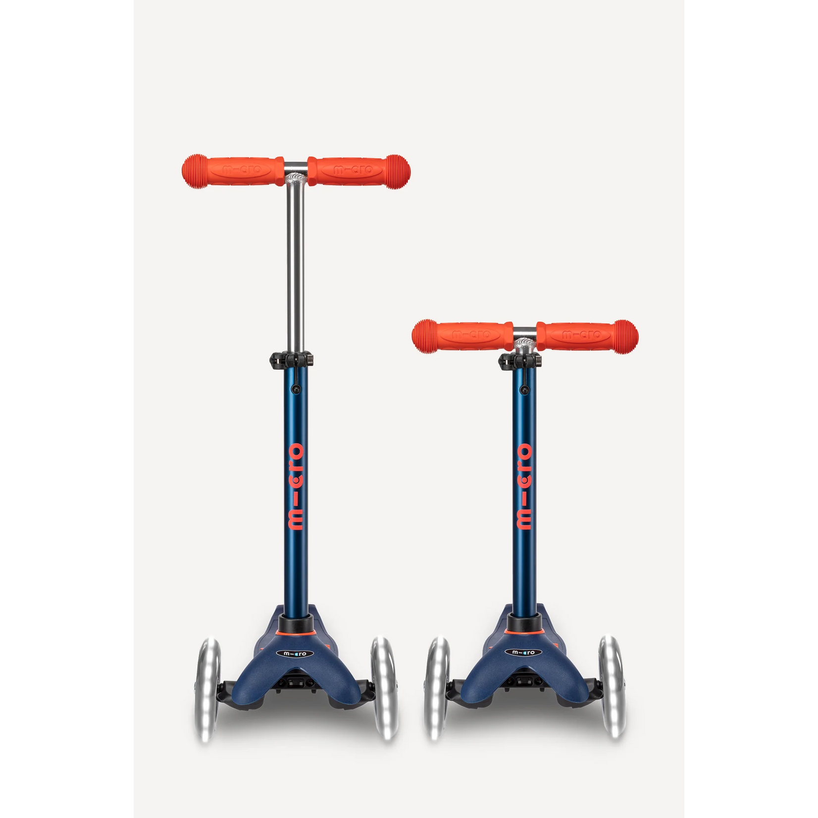 Micro Kickboard Micro Mini LED Scooter- Navy Blue/Red