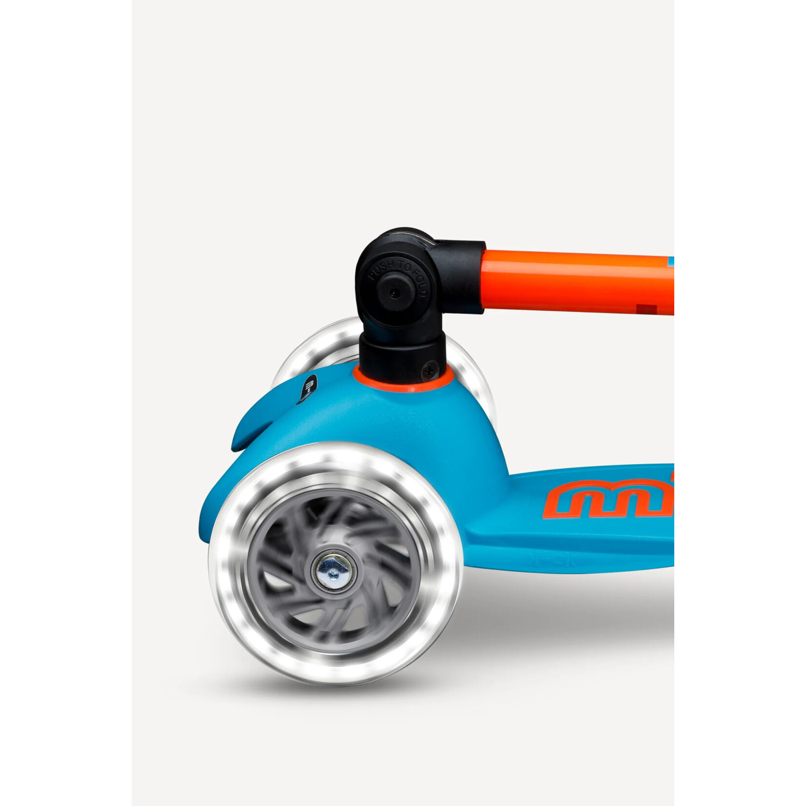 Micro Kickboard Micro Mini Foldable LED Scooter- Neon Orange
