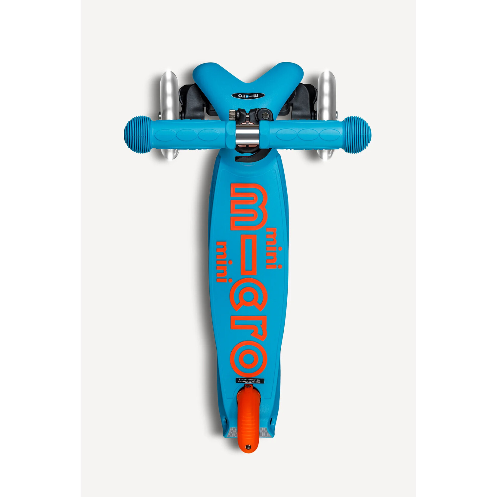 Micro Kickboard Micro Mini Foldable LED Scooter- Neon Orange