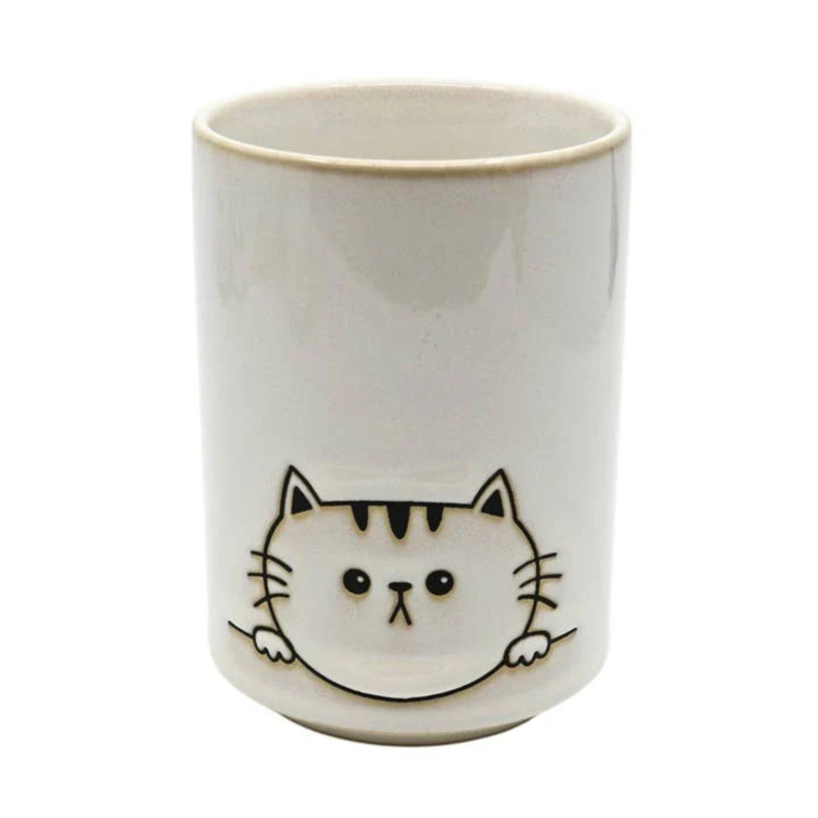 Urban Tokyo Round Cat Yunomi Style Tea Cup- 10 fl oz