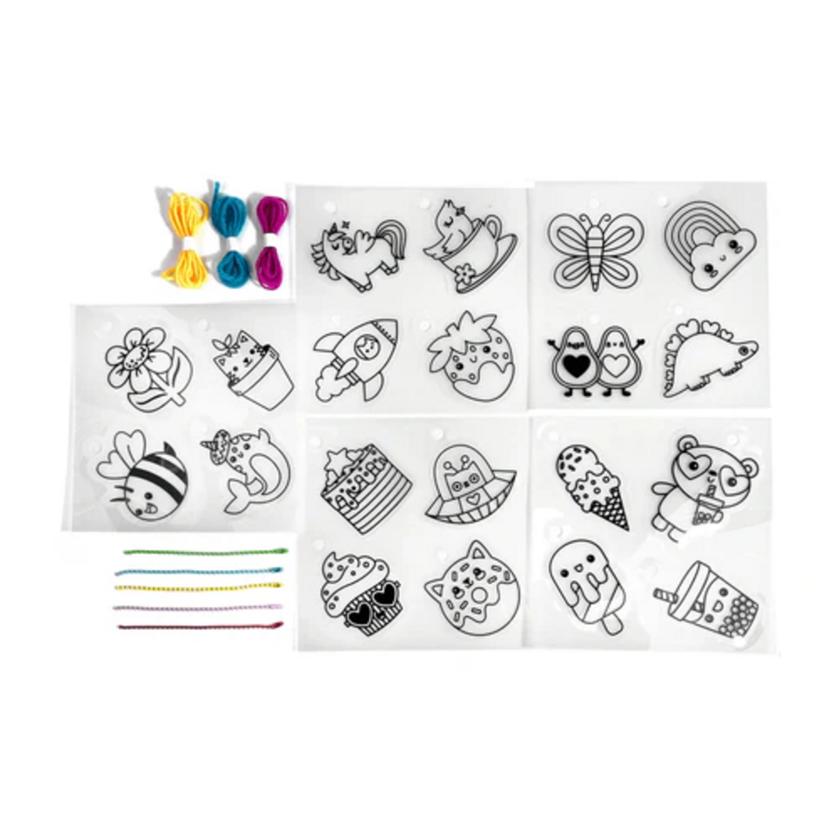 OOLY DIY Shrink Art Kit- Cute Crew