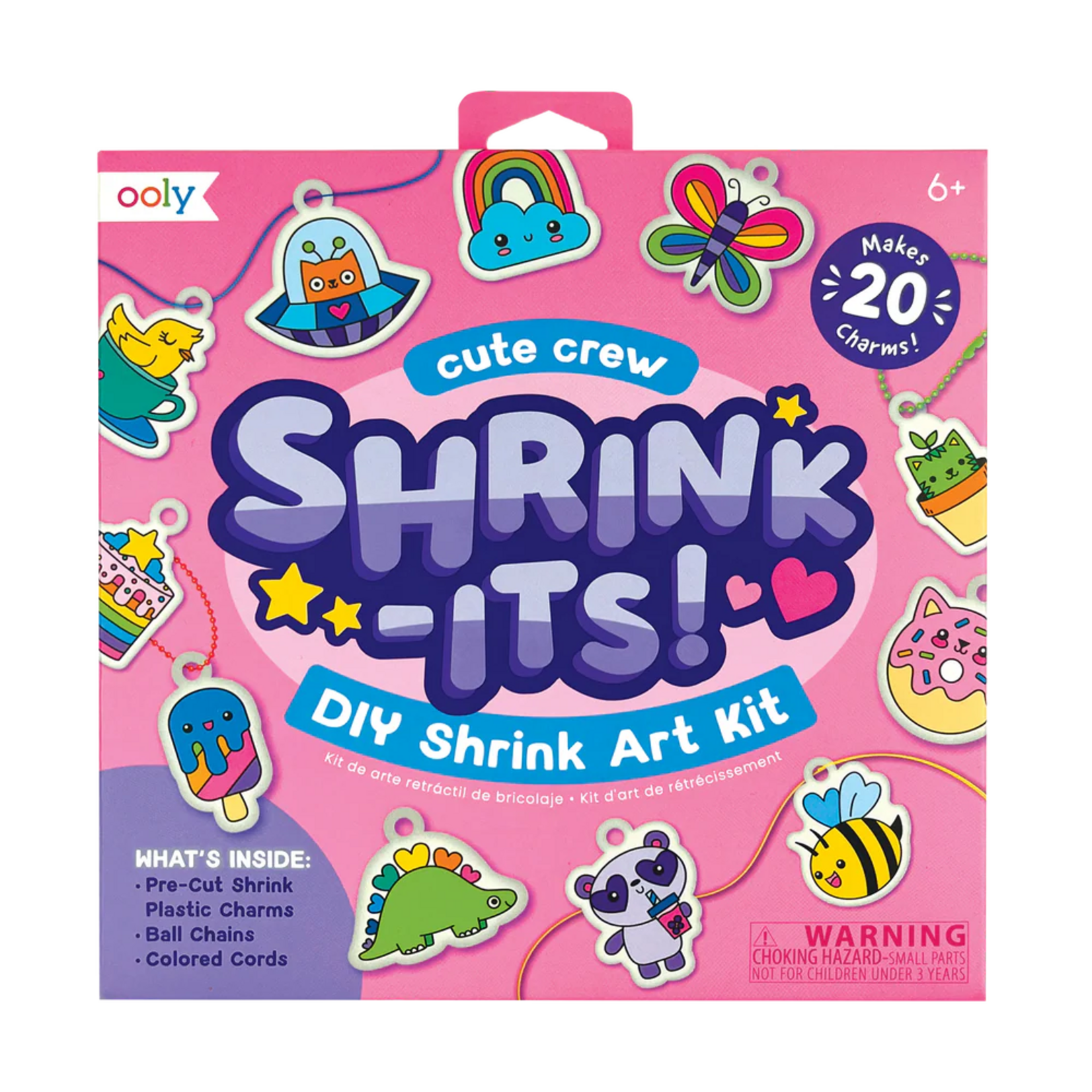 OOLY DIY Shrink Art Kit- Cute Crew