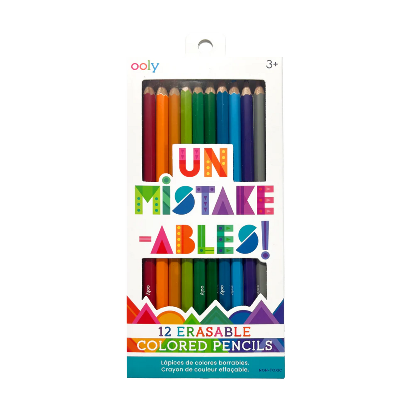 OOLY Un-Mistakables! Erasable Colored Pencils