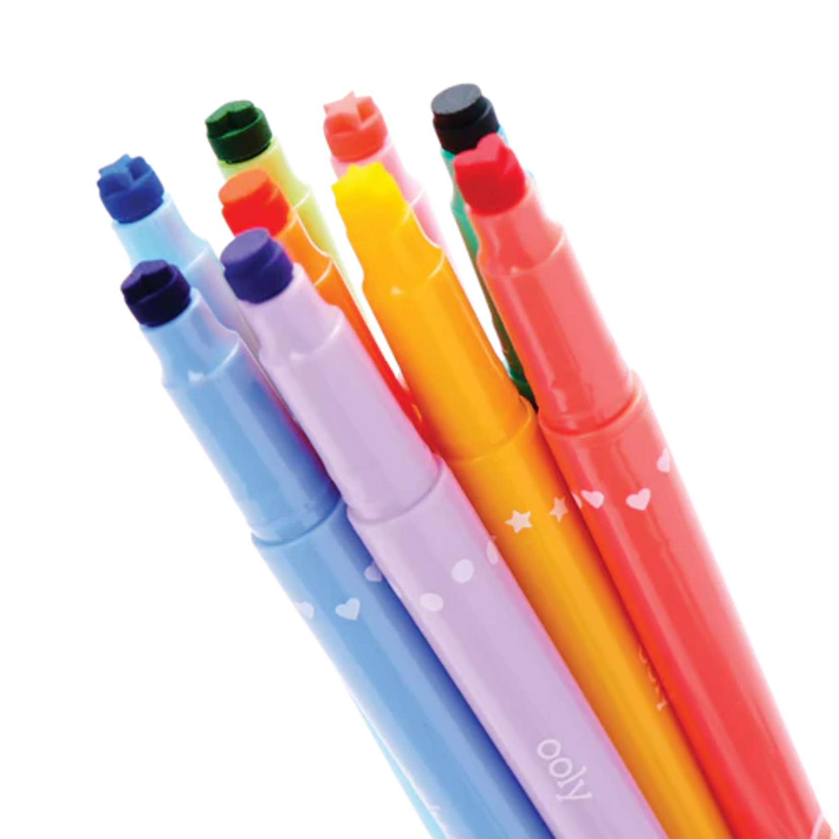 OOLY Confetti Stamp Double-Ended Markers