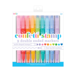 OOLY Confetti Stamp Double-Ended Markers