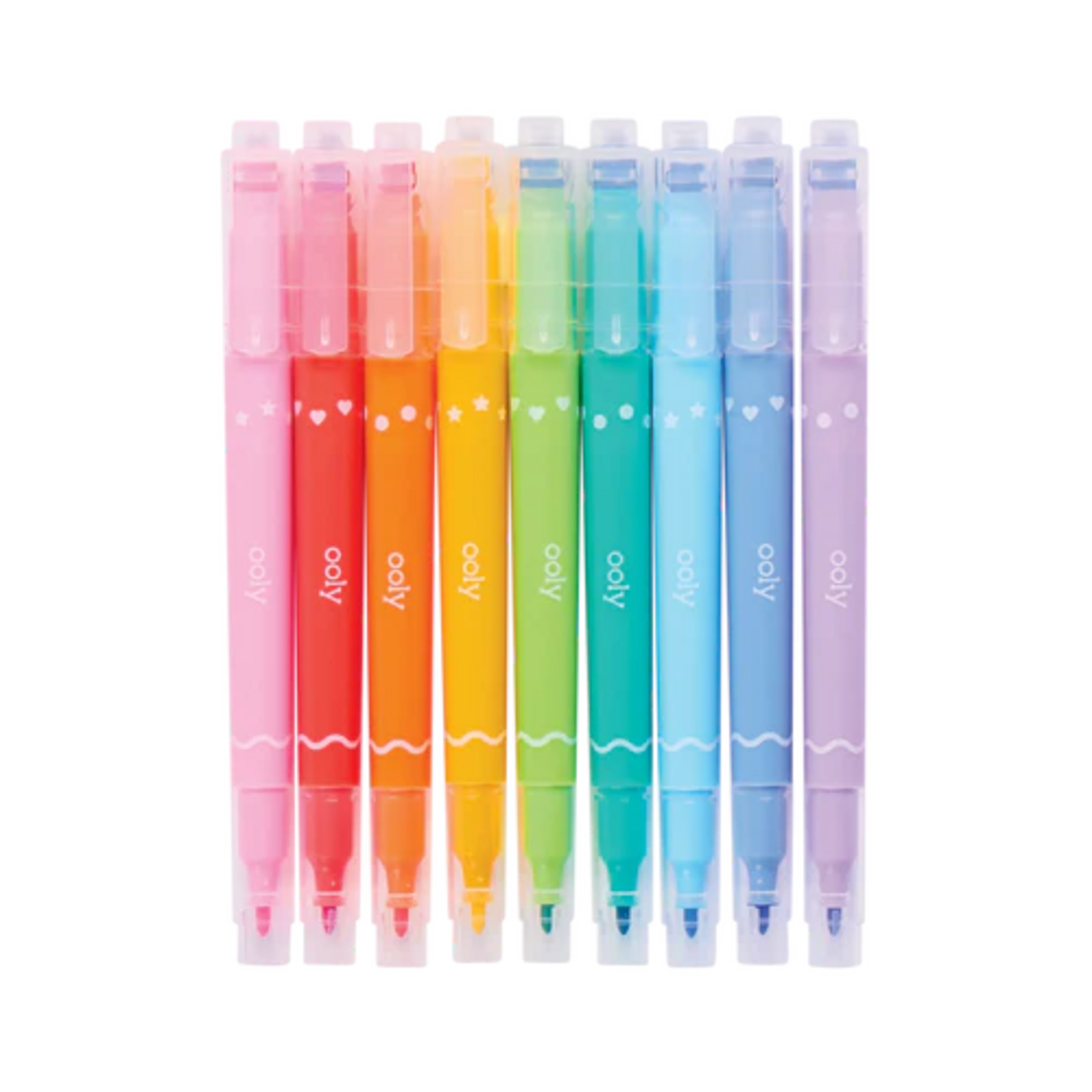 OOLY Confetti Stamp Double-Ended Markers