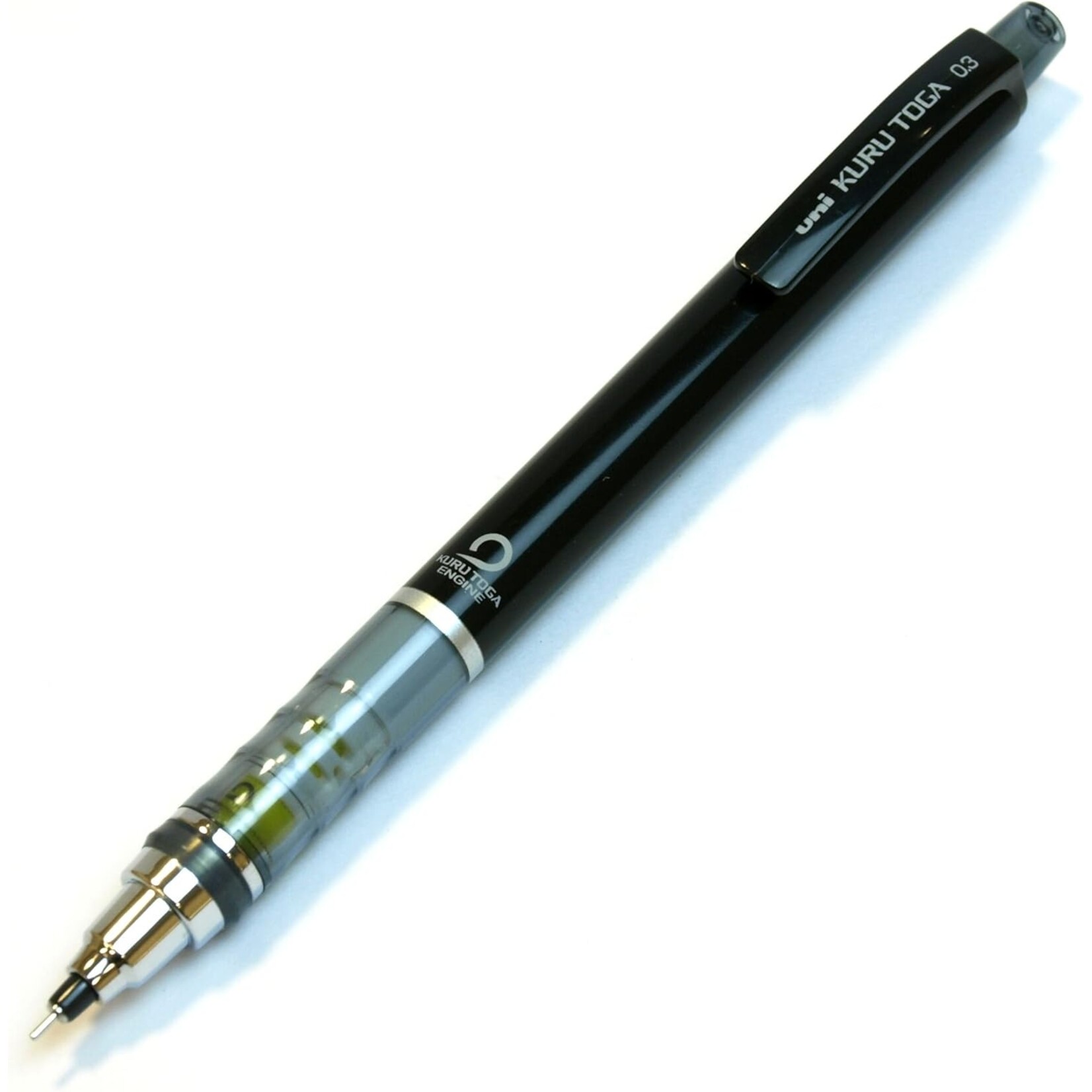 JPT America Kuru Toga Standard 0.3 Mechanical Pencil- Black