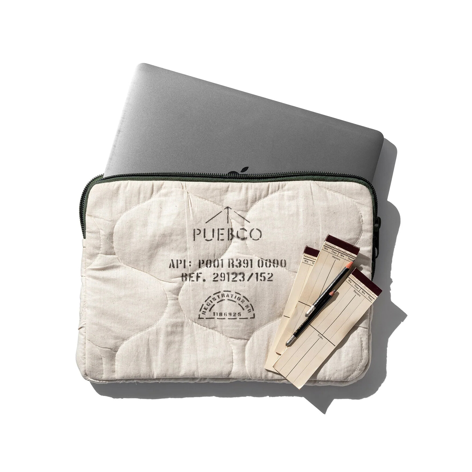 Puebco Quilted Laptop Case - 15"