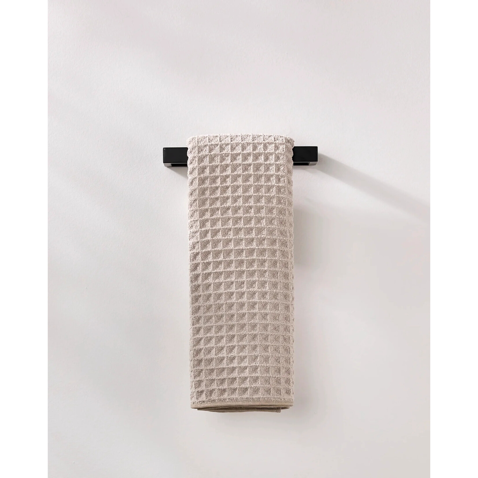 Geometry Waffle Hand Towel- Taupe