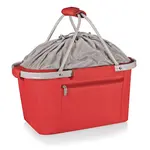 Picnic Time Metro Basket Insulated Collapsible Cooler Tote - Red