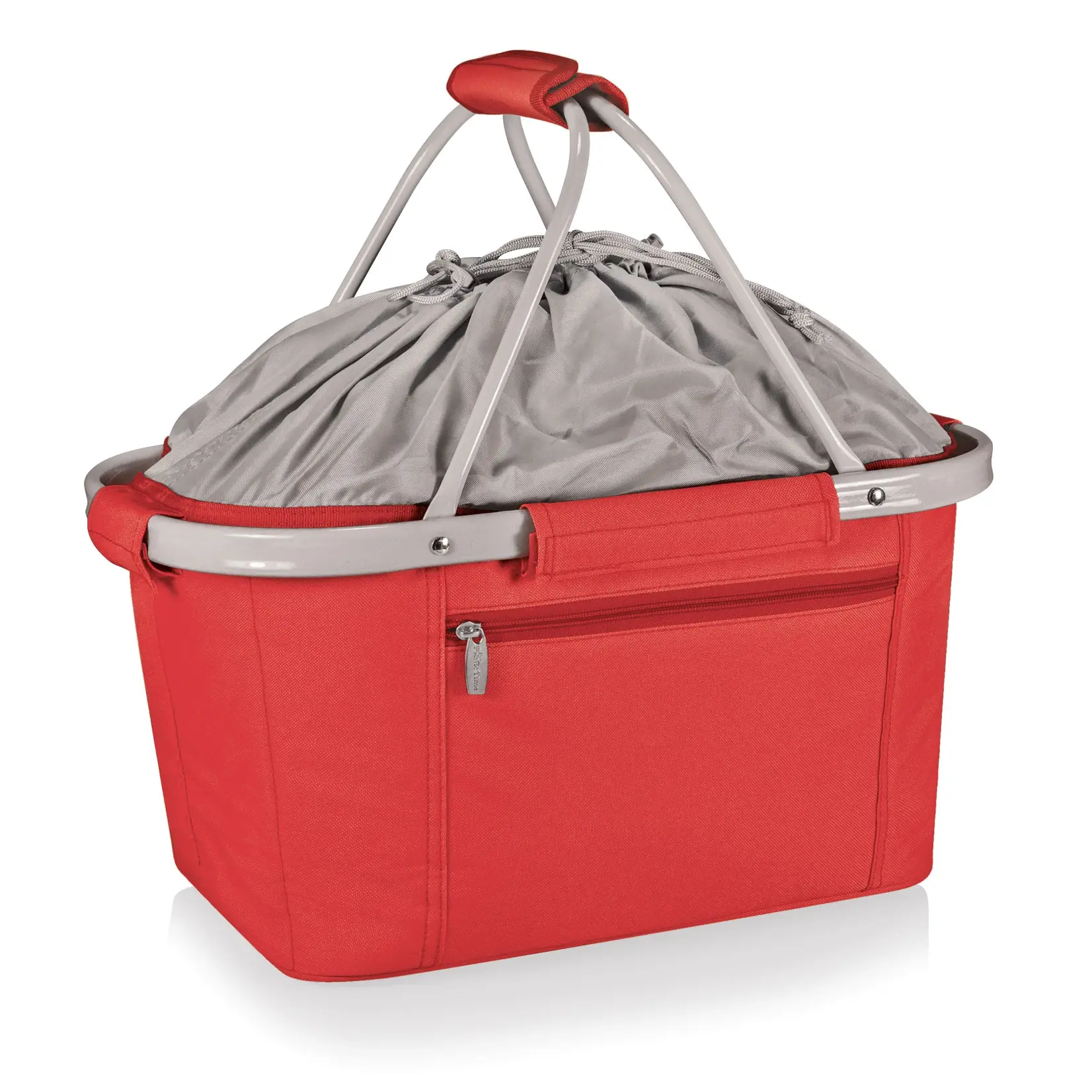 Picnic Time Metro Basket Insulated Collapsible Cooler Tote - Red