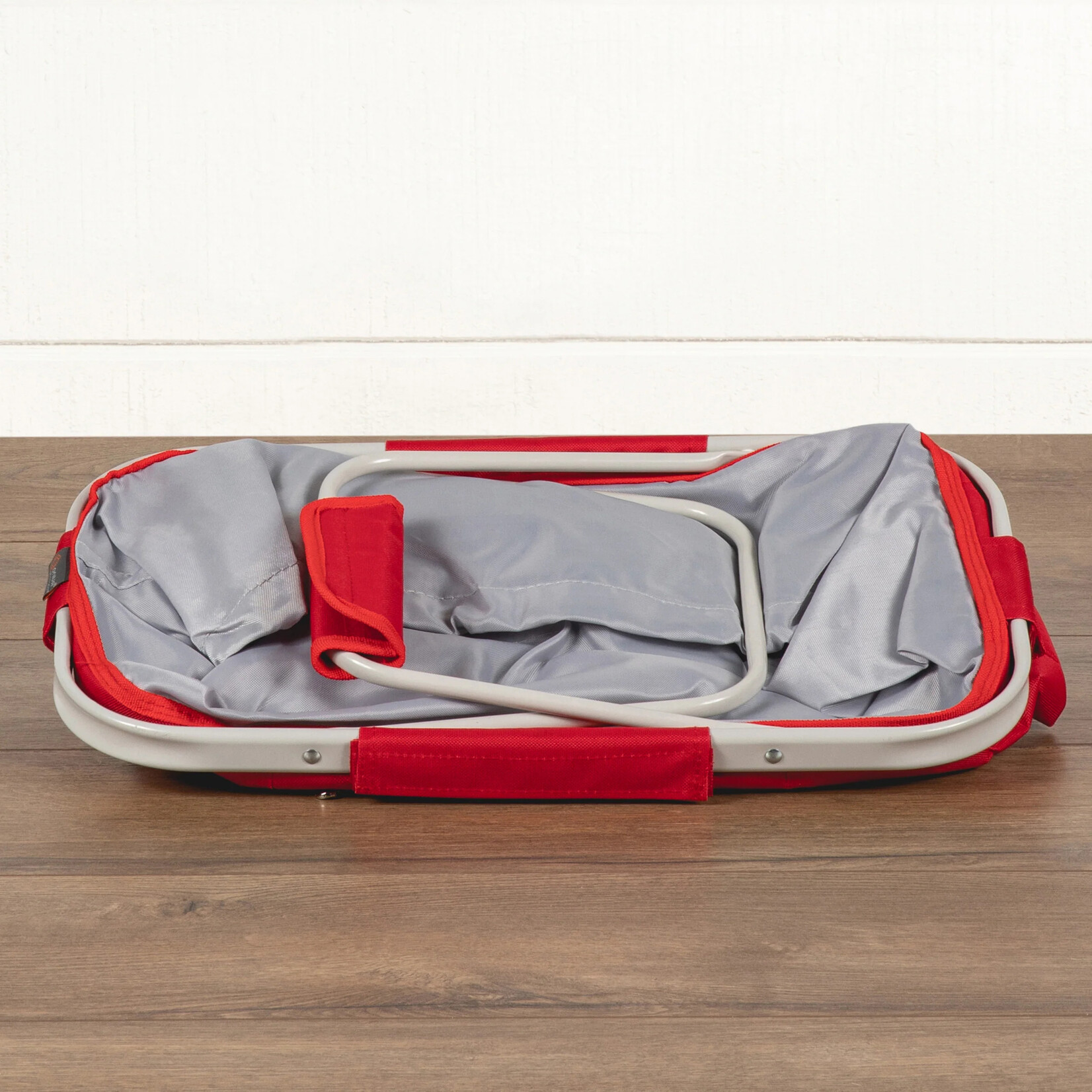 Picnic Time Metro Basket Insulated Collapsible Cooler Tote - Red