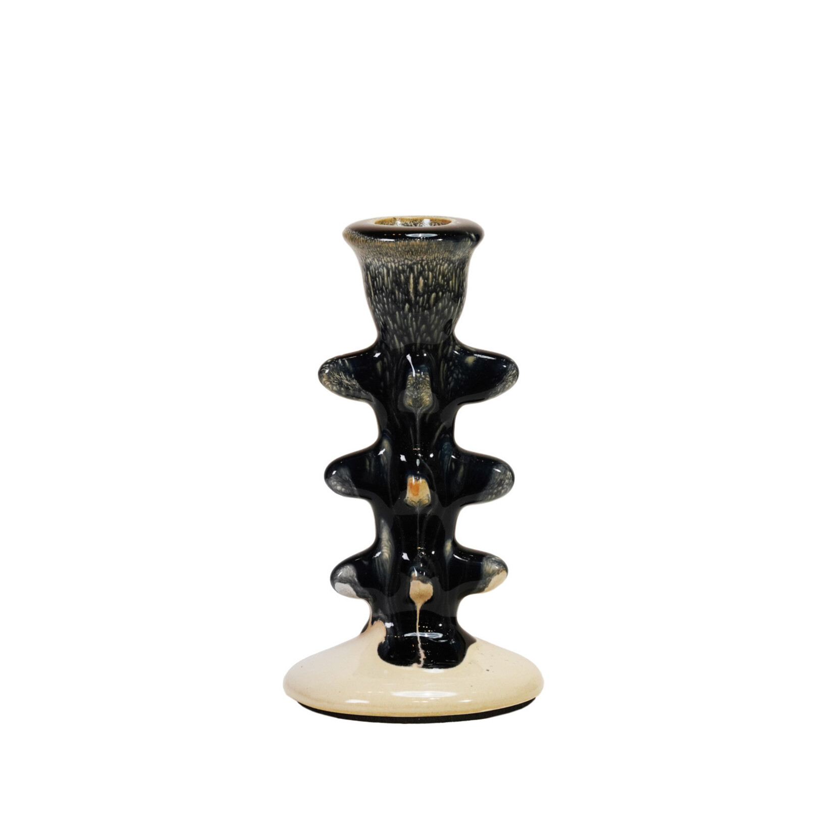 Creative Co-Op Terra-cotta Formed Taper Holder