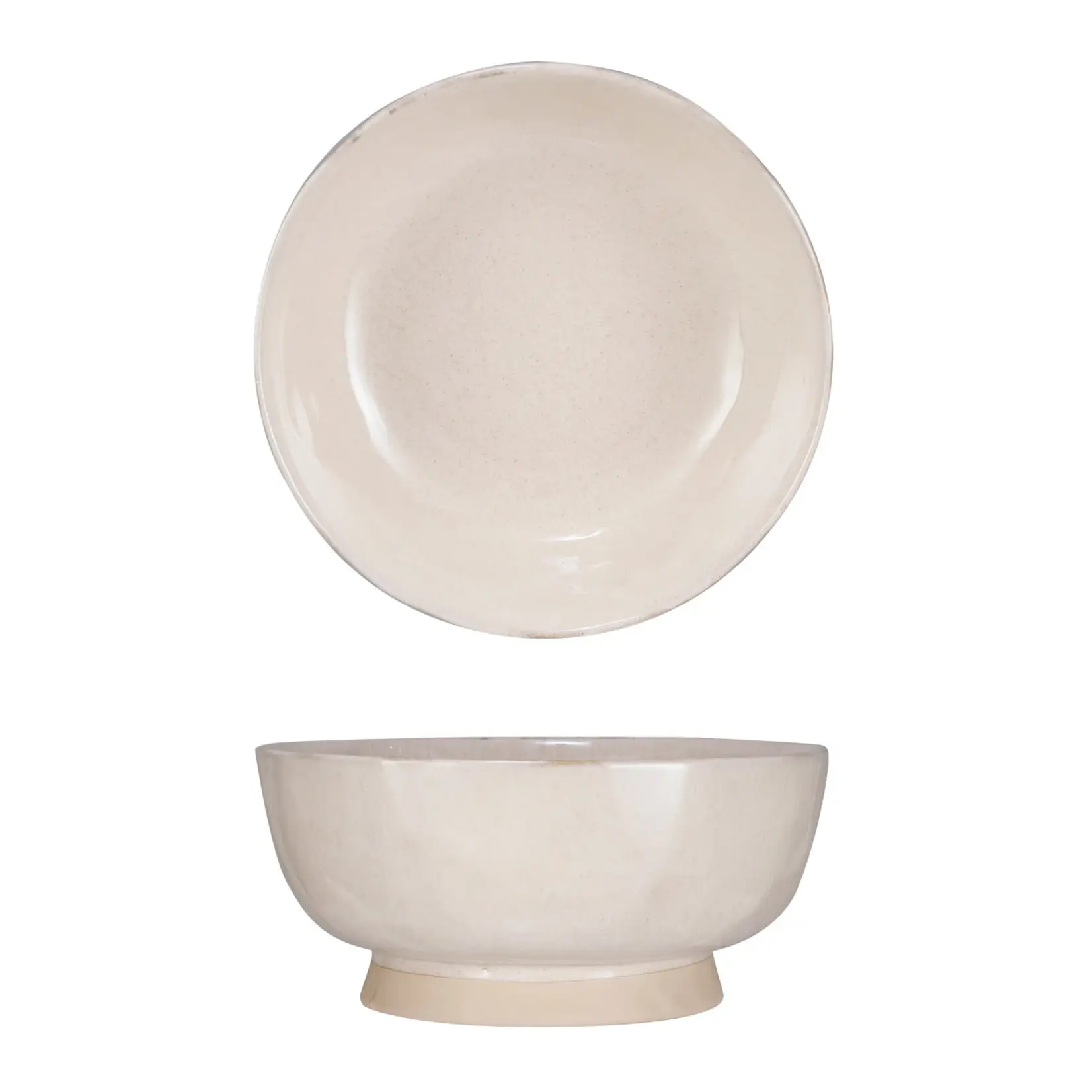 Stoneware Footed Bowl