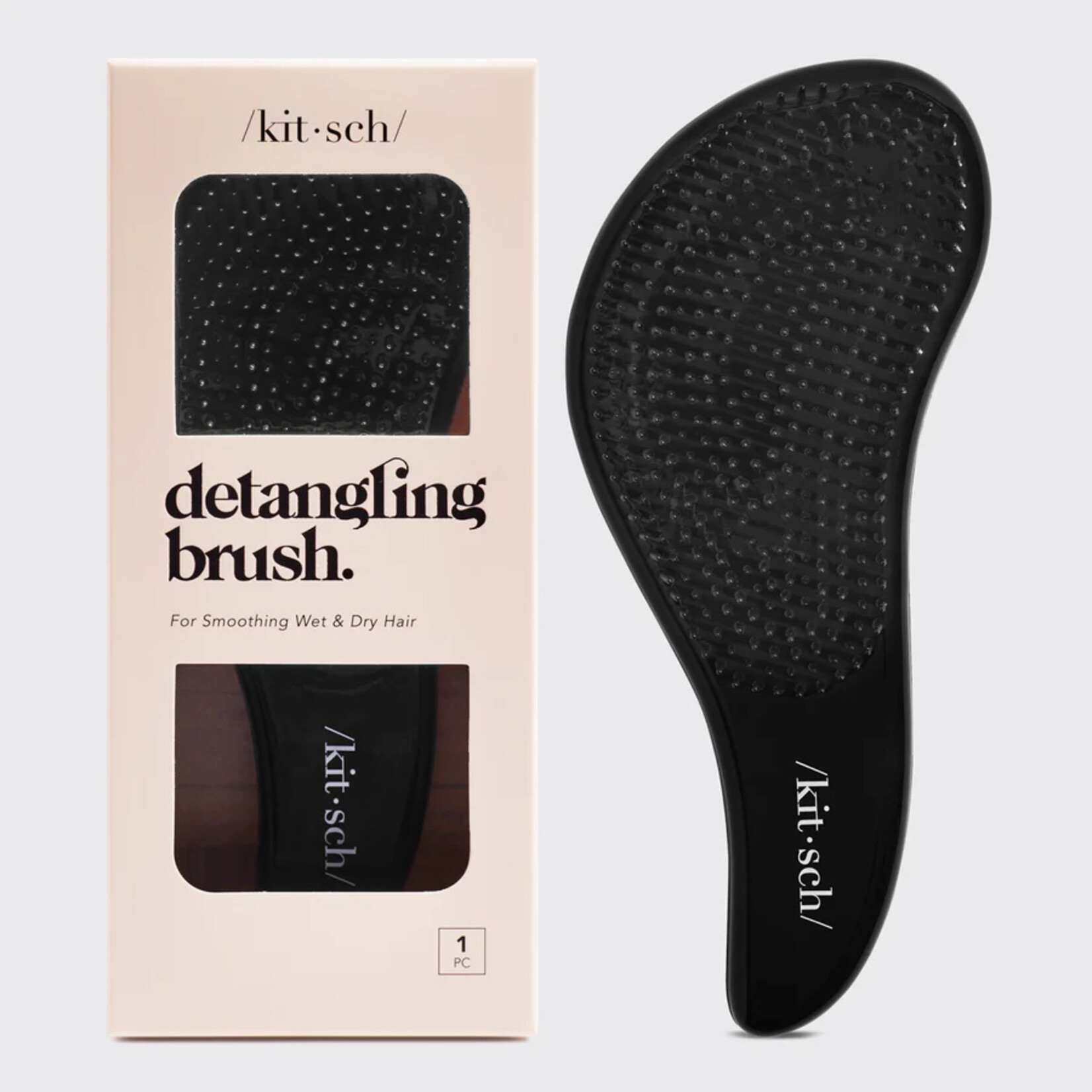 KITSCH Detangling Brush- Black