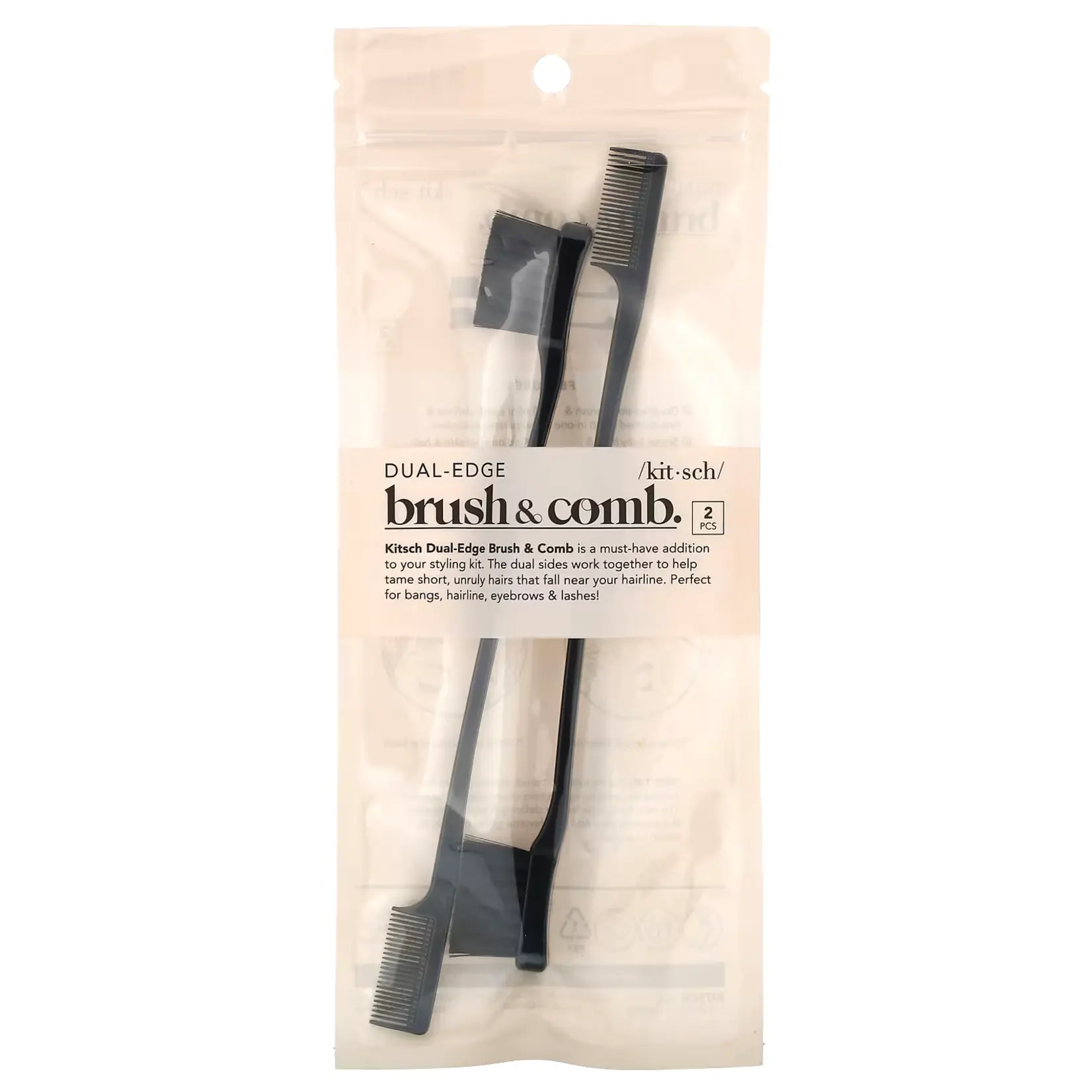 KITSCH Edge Brush & Comb Set