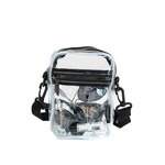 Fydelity Small Crossbody Bag- Clear (Stadium Approved)