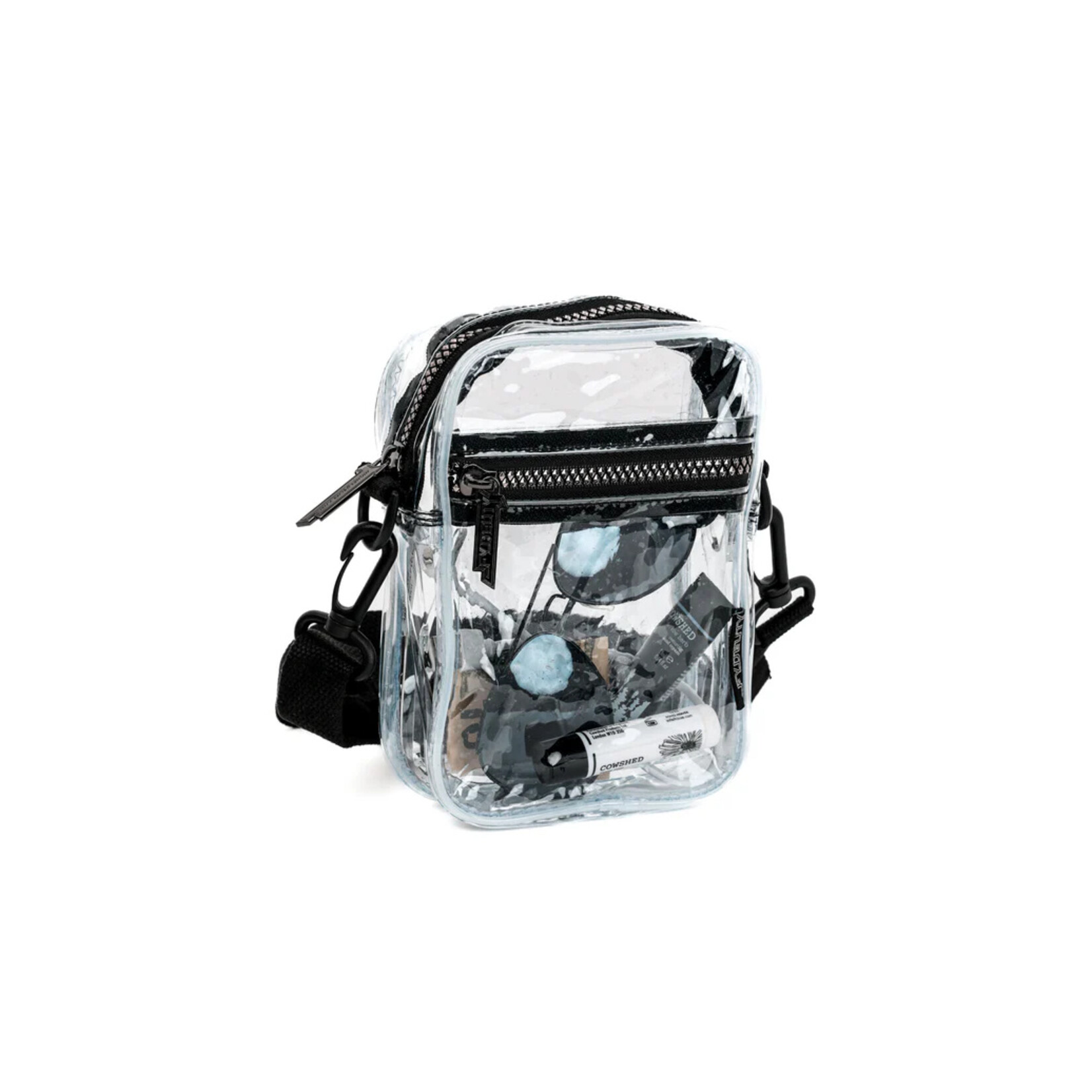 Fydelity Small Crossbody Bag- Clear (Stadium Approved)