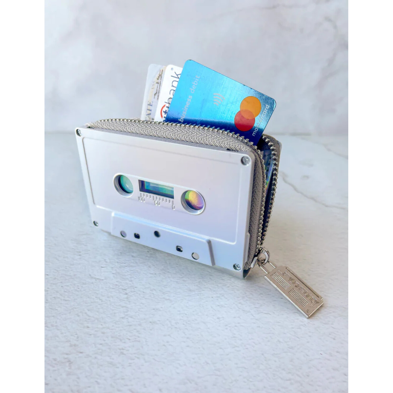 Fydelity Cassette Tape Wallet- Electro Silver