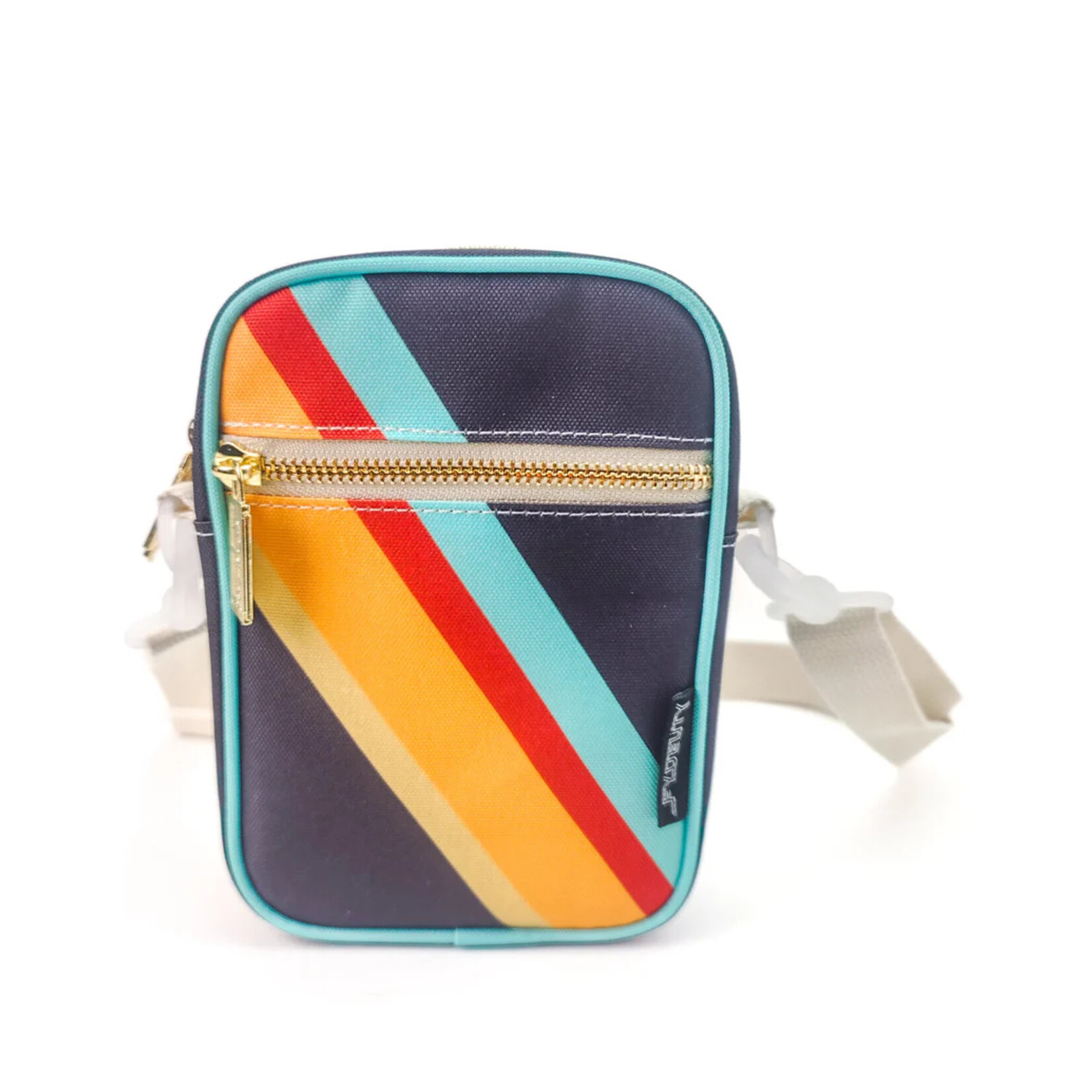 Fydelity Small Crossbody Bag- Rainbow Sunburst