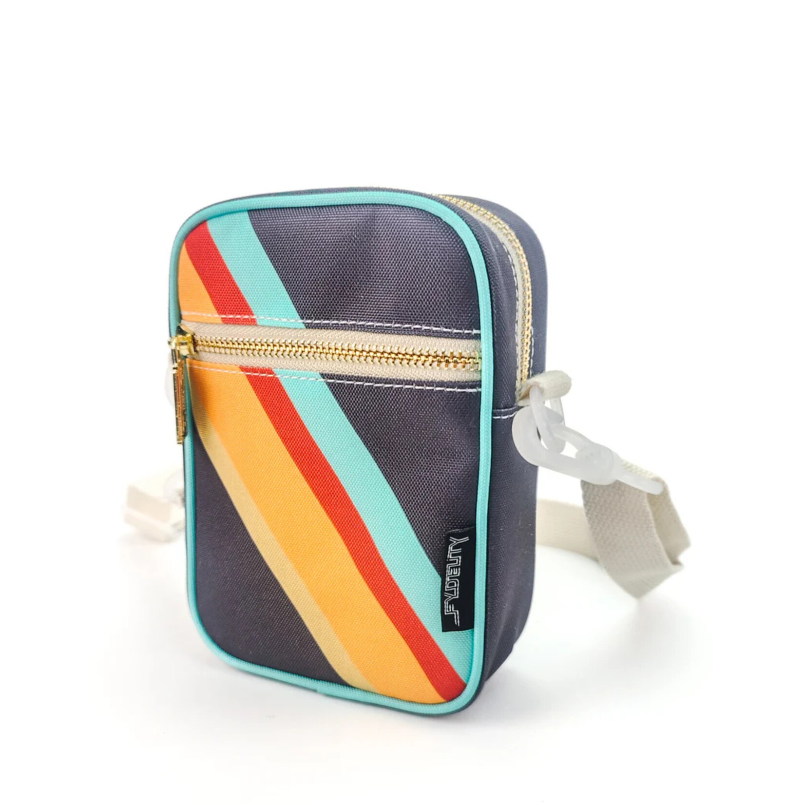 Fydelity Small Crossbody Bag- Rainbow Sunburst