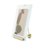Flute 5" x 7" Brass Picture Frame