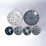 Urban Tokyo Nippon Blue SET OF 6 Bowls and Plates