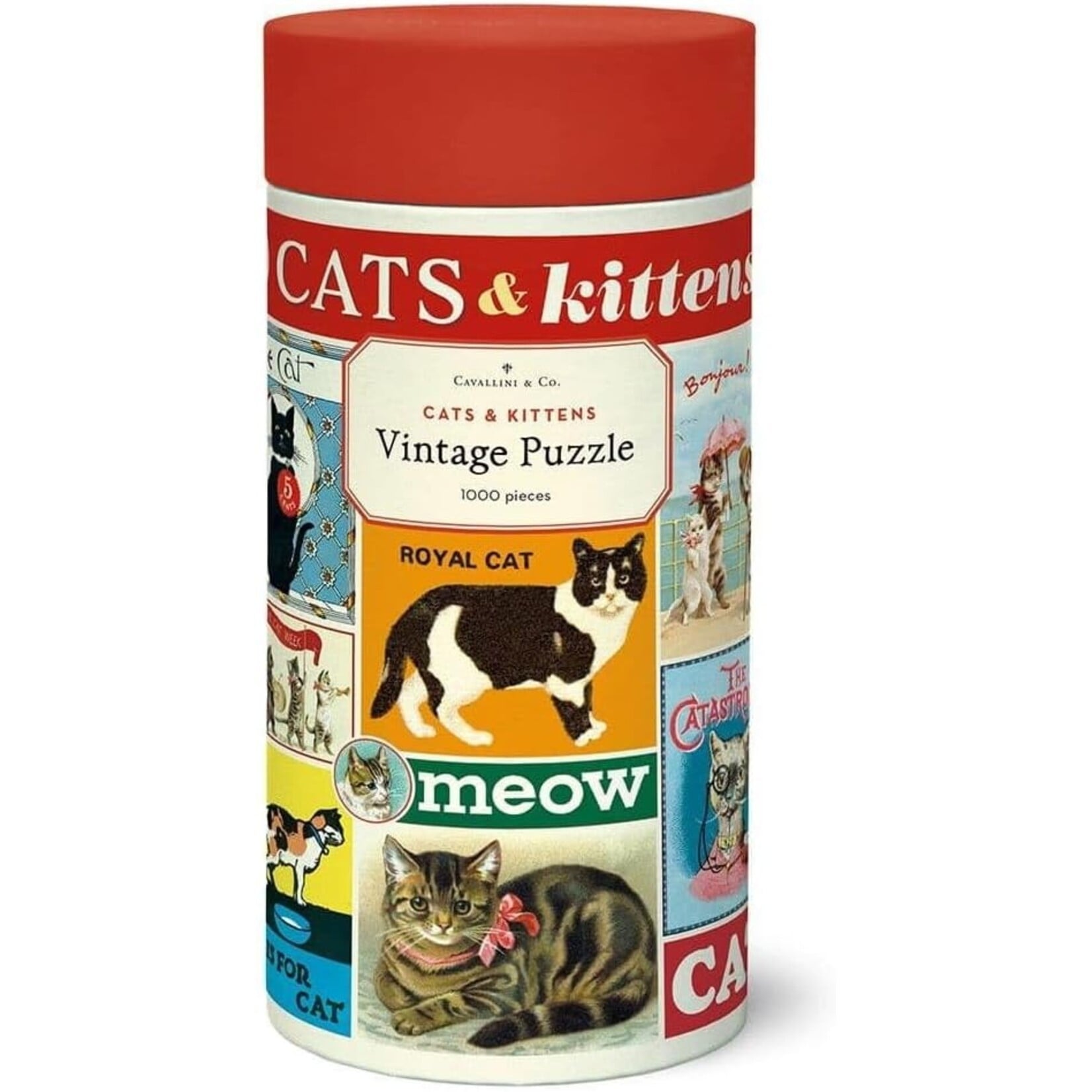 Cavallini Papers Cats & Kittens 1000pc Puzzle