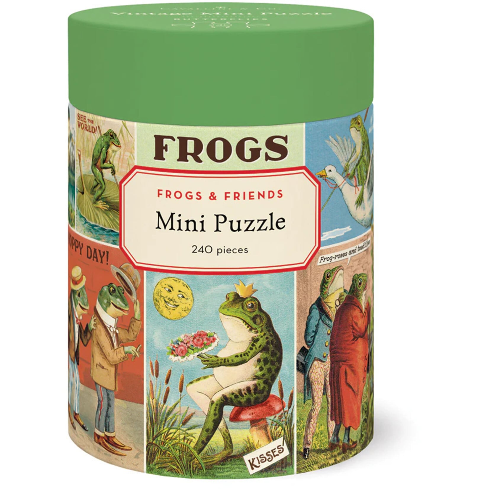 Cavallini Papers Frogs & Friends 240pc Mini Puzzle