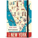 Cavallini Papers New York Map Small Notebook