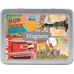 Cavallini Papers New York Magnets Tin Set of 24