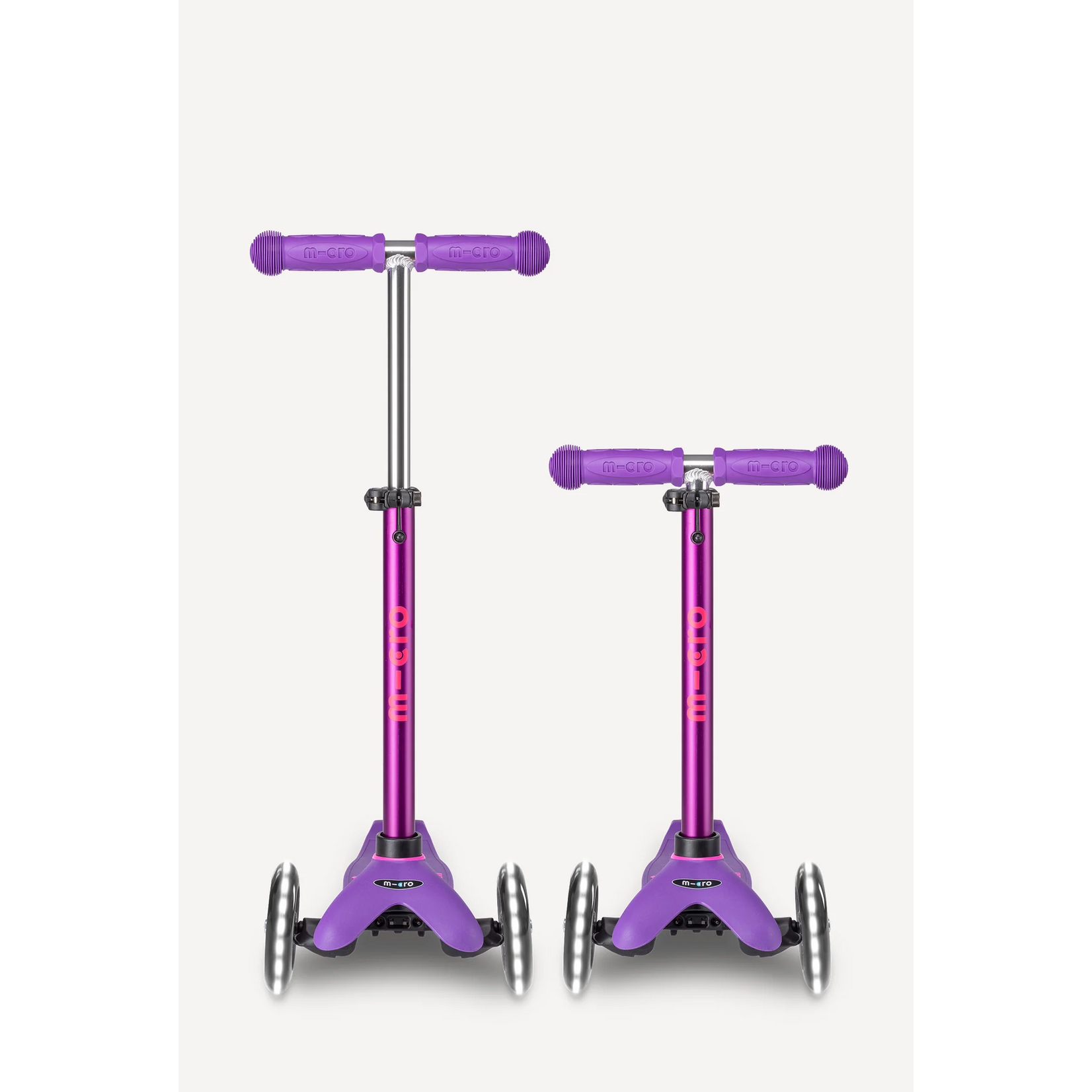 Micro Kickboard Micro Mini LED Scooter- Purple/ Pink