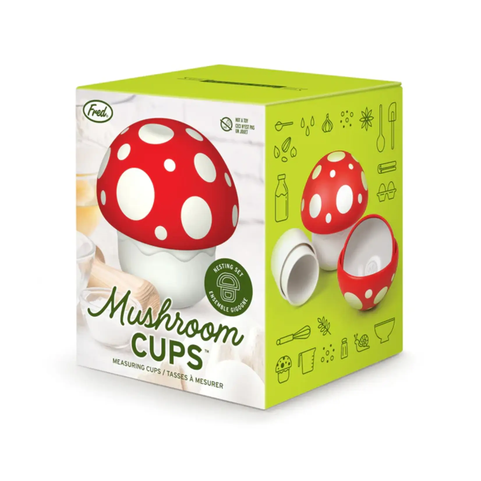 Mushroom Nesting Measuring Cups