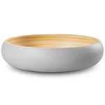 KitchenSupply Bamboo Fruit Bowl 12" Grey