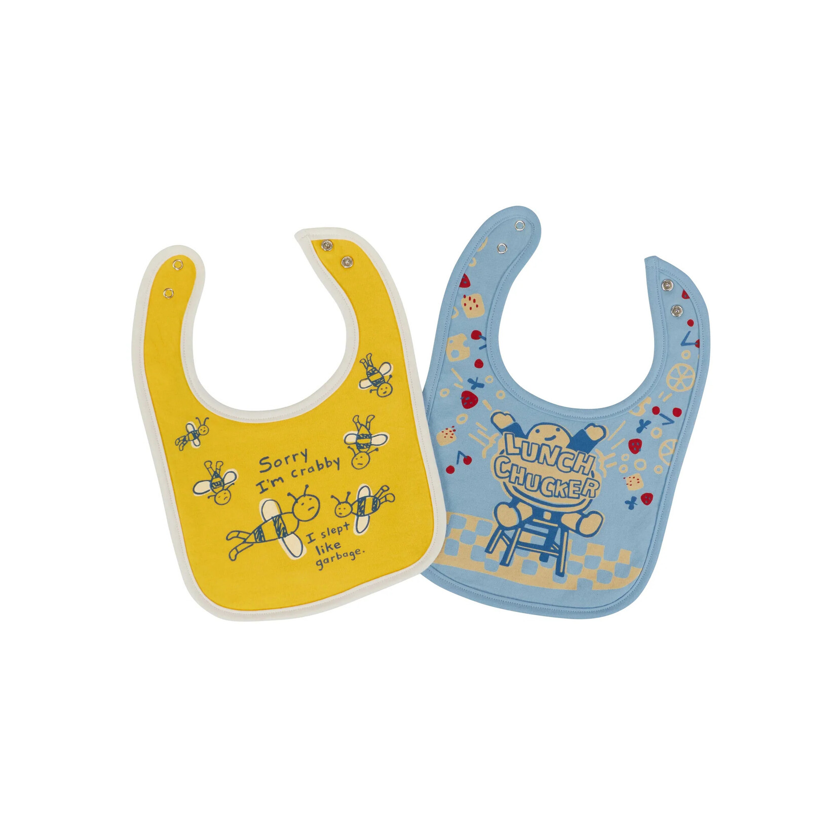 Blue Q Crabby/ Chucker Baby Bibs