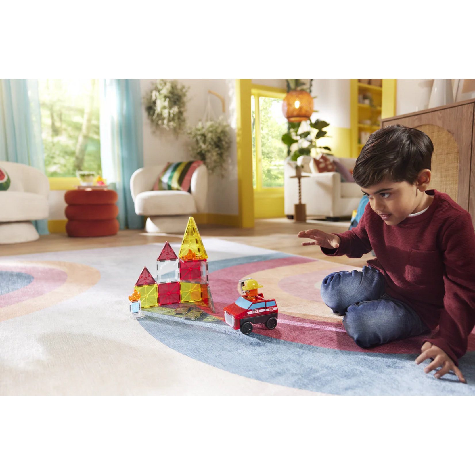 Magna-Tiles Magna-Tiles Fire Rescue 27 Piece Set