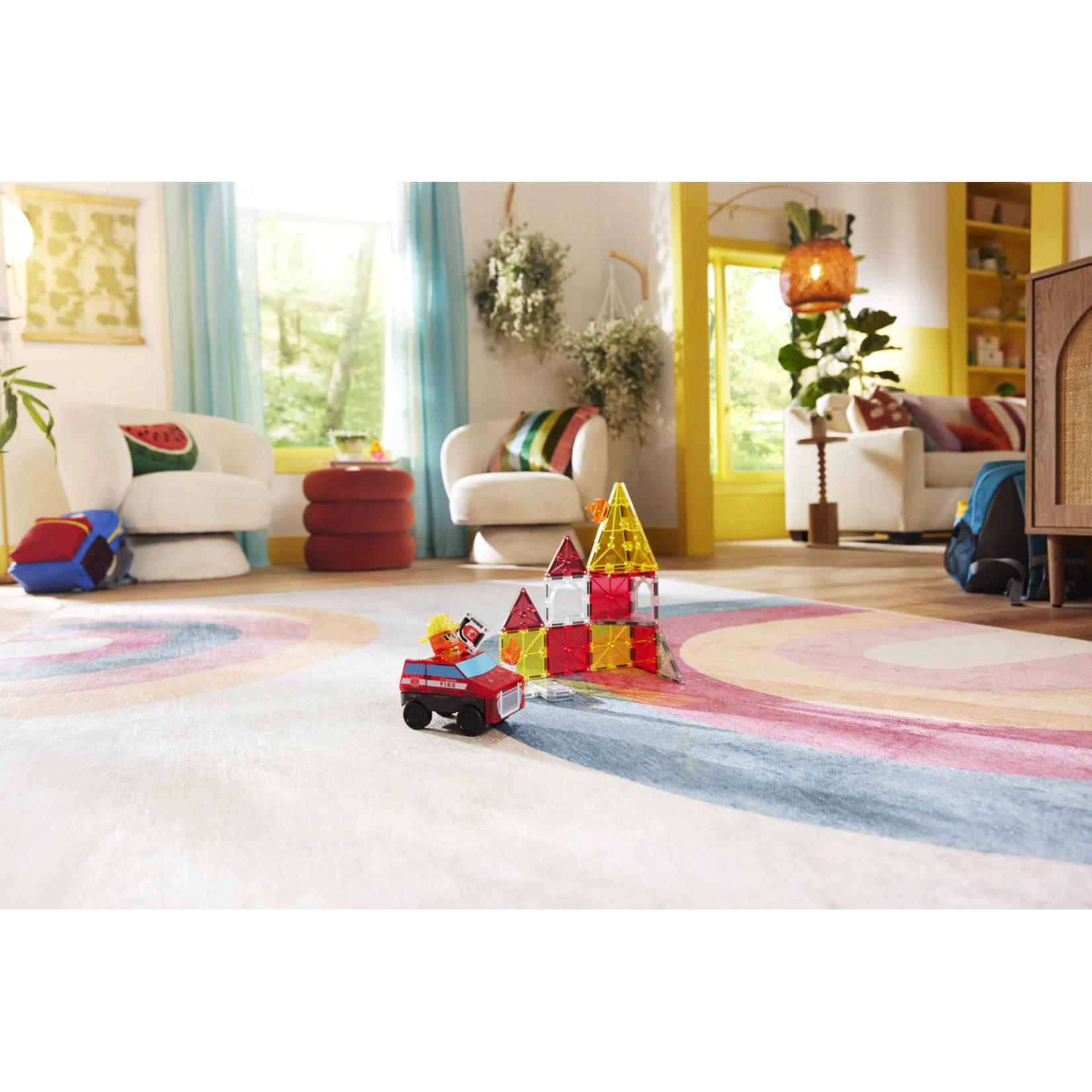 Magna-Tiles Magna-Tiles Fire Rescue 27 Piece Set